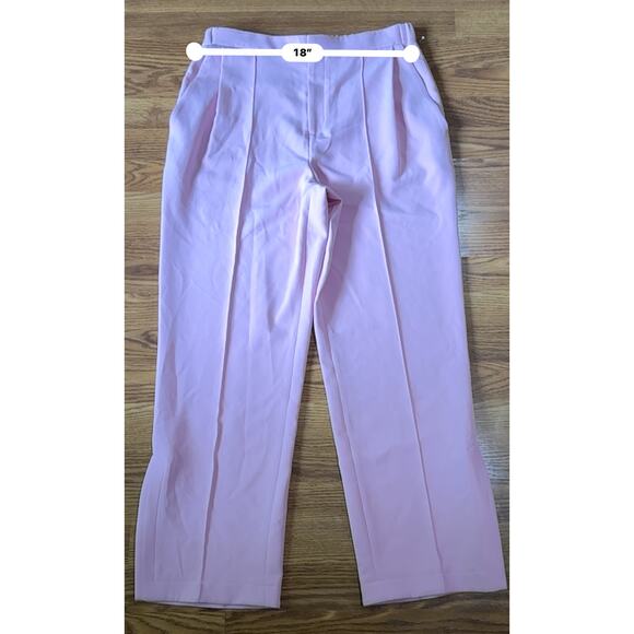 LAPOINTE Zip-Hem Tailored Crepe Track Pants in Blossom size 14 - Picture 6 of 16